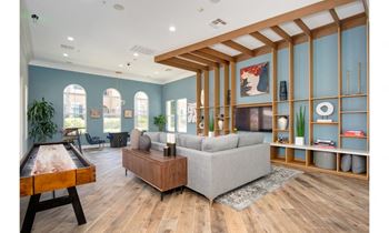 Resident lounge media center